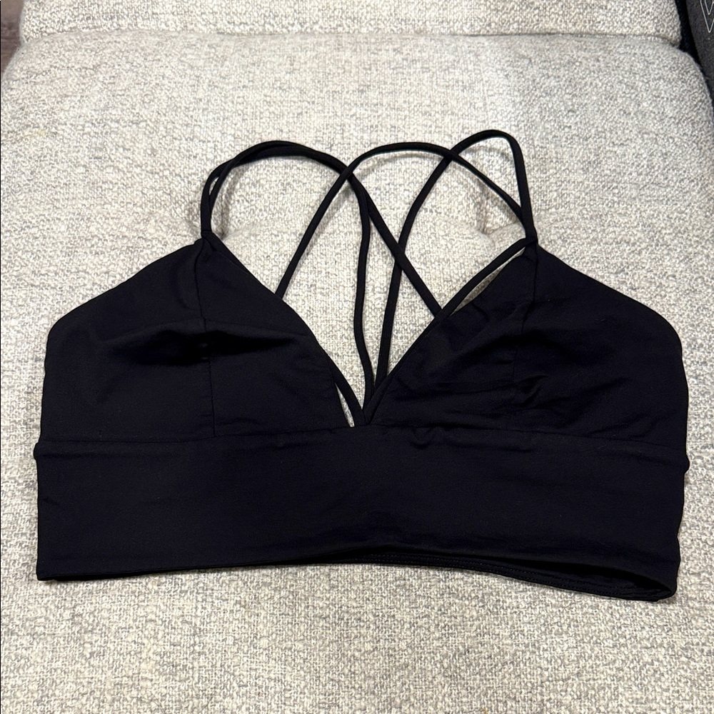 Lululemon Black Strappy Bra
